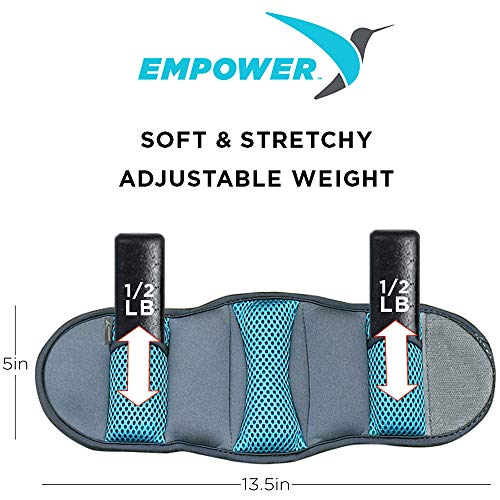 Empower Ankle & Wrist Weights for Women, Soft, Adjustable Weights