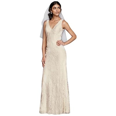 sachin and babi light blue dress V Neck Empire Waist Wedding Dresses for sale main image 0