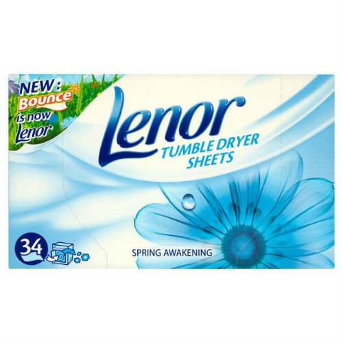 Lenor Tumble Dryer Sheets Spring Awakening 34 per pack Case of 6