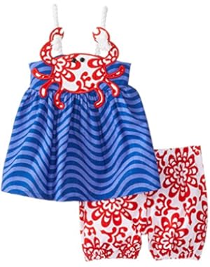 Girls' Crab Tank and Short Set
