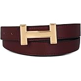 EXTREE Gold Buckle Belts for Women, Fashion Waist Band, Elegant Ladies' Belt, Gift for Women,Ideal for Dresses, Jeans