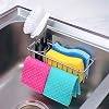 3-in-1 Sponge Holder, Adhesive Kitchen Sink Caddy Sponge Holder + Brush Holder + Dish Cloth Hanger, in Sink Dish Sponge…