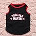 Mikey Store Pet Dog Cat Clothes Cute Panda Puppy Apparel Winter Warm Outwear Coat (Black, XS)