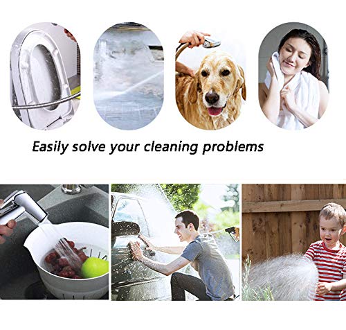 WYYSYNXB Tap with Bathroom Toilet Hand-held Faucet Flusher Pressurized Spray Gun - Thumbnail 4