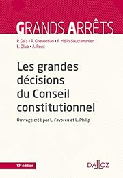 Les  grandes décisions du Conseil constitutionnel