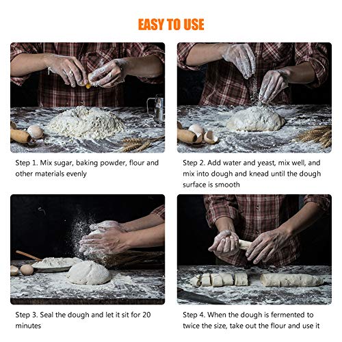 Jelife Instant Dry Yeast for Bread Fast Acting Instant Yeast for Baking Pizza Sweet Dough Cake