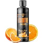 HOSSTILE Liquid L-Carnitine – 3,000 mg Pure L-Carnitine per Serving, Supports Fat Metabolism, Energy & Endurance, Pre-Cardio or Pre-Workout Energy Support, Zero Stimulants, Orange Blast, 31 Servings
