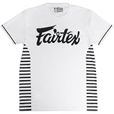 Fairtex TST353 Side Pattern T-Shirt Cotton Muay Thai MMA Gym Training Top | Extra-soft cotton knit with reinforced stitching. Regular-fit top delivers durable comfort for gym workouts or streetwear