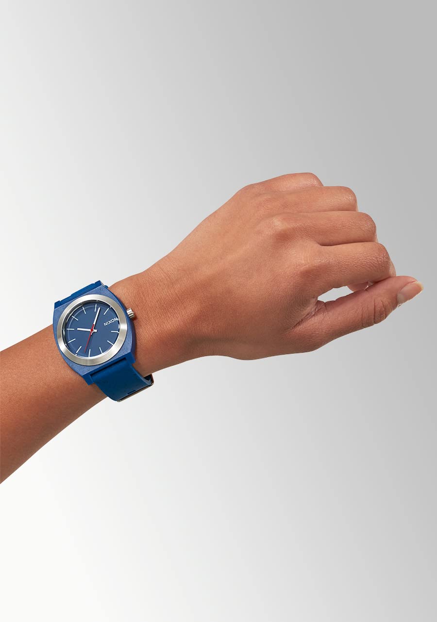 NIXON Time Teller OPP A1361-100m Water Resistant Unisex Analog Fashion Watch (40mm Watch Face, 20mm PU/Rubber/Silicone Band)
