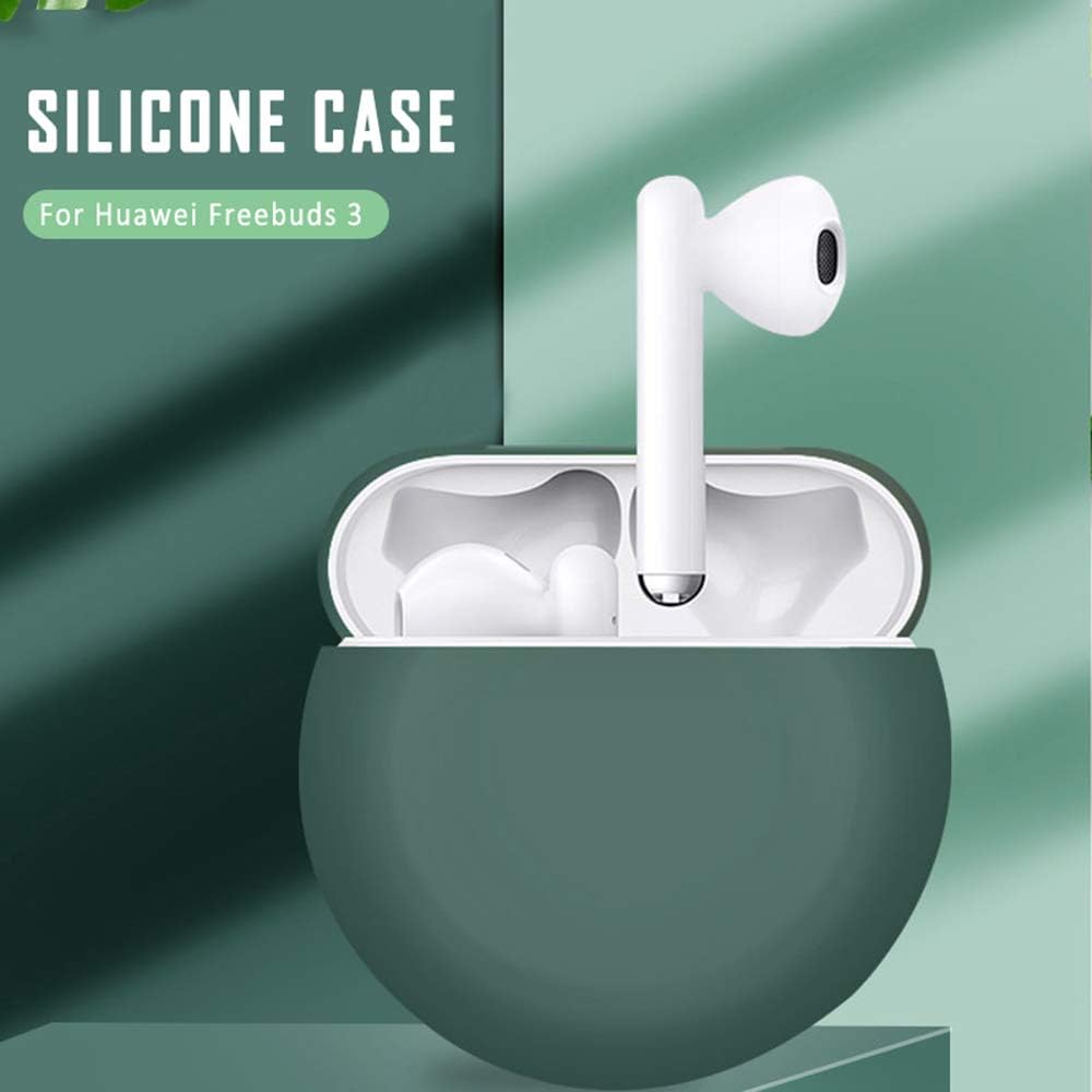 XINGKEJI Bluetooth Headset Silicone Case Huawei New Case Set Silicone Universal Headphones Case Protective Cover Compatible for Huawei Freebuds 3