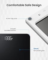 RENPHO Digital Bathroom Scale 180kg 400lb 0.1lb 0.05kg Large Platform view 7