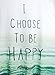 Futurino Women's I Choose To Be Happy Ocean Waves Letter Print T shirt Tops (L),Large,White,Large