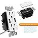 TOPGREENER 4.8A High Speed USB Wall Outlet, 15A Tamper-Resistant Receptacles, Compatible with iPhone XS/MAX/XR/X/8/7, Samsung Galaxy S9/S8/S7, LG, HTC Other Smartphones, UL Listed, TU21548A