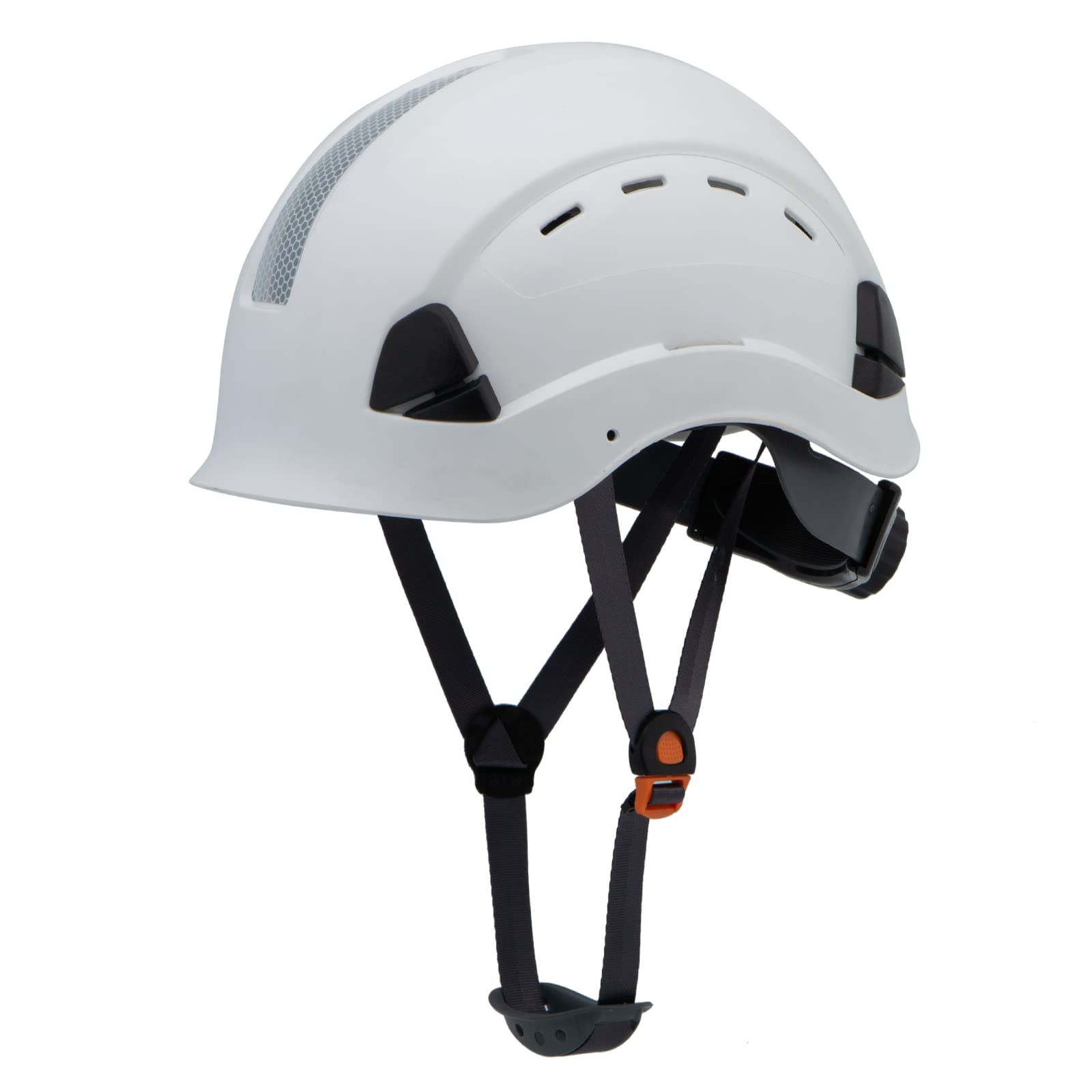 Photo 1 of  OSHA Hard Hats for Construction ANSI Approved Safety Helmet 6 pt. Ratchet Suspension Cascos De Construccion ANSI Z89.1-2014 Type I Class C Hardhats(T1 White)