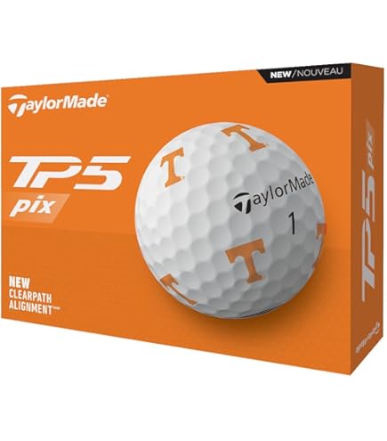 Amazon.com : TaylorMade TP5 pix USA Golf Ball, Dozen