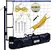 Park & Sun Sports Spiker Flex: Portable Outdoor Volleyball Net System, Blue