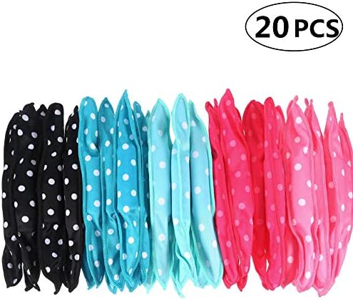 20 PCS Hair Rollers DIY Hair Styling Rollers Tools, Soft Sleep Foam Pillow Hair Curler Rollers Sponge, No Heat Flexible Mini Travel Hair Styling Tool for Women Girls