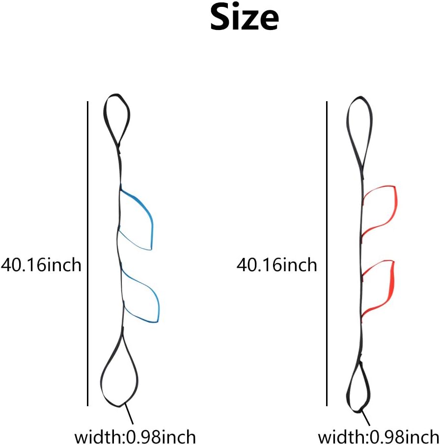 Kangwell 40 Inch Long Leg Lifter 1PCS |Durable & Foot Loop Hand Grip for Elderly, Ideal Mobility Tool for Wheelchair, Hip & Knee Replacement Surgery (RED): Health & Personal Care