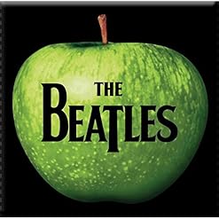 The Beatles Apple new Official 76mm x 76mm Fridge Magnet - Les Beatles, Paul McCartney, John Lennon, RIngo Starr, George Harrison