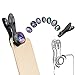 7 in 1 Clip On Camera Lens Kit by Ideal Lenz | Cell Phone Camera Kit for iPhone, Samsung Galaxy & Most Smartphones & Tablets | Telephoto, Fish Eye, Wide Angle, Macro, CPL, Kaleidoscope & X-Wide Lens