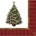 amscan Twinkling Tree Supervalue Disposable Luncheon Napkins, 100 Ct. | Party Tableware , Red/Green