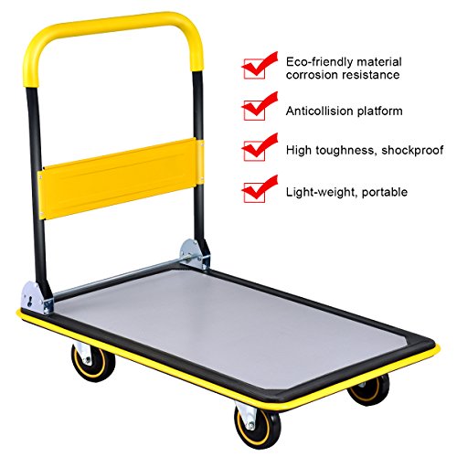 3 Goplus+Folding+Platform+Rolling+Flatbed