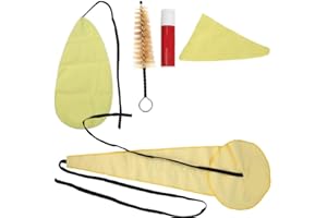 VBEST LIFE life 5 Pcs Sax Cleaning Kit, Saxophone Cleaning Kit Sax Maintenance Cloth Set for Sax and Accessory Part for Saxophone Cleaning Kit