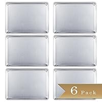 Set of 6 - TrueCraftware 18 Gauge Aluminium Commercial Baker