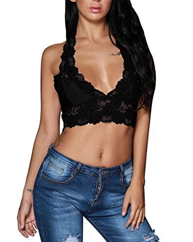 SEBOWEL-Womens-Floral-Lace-Halter-Crop-Tops-Camisole-Vest-Bikini-Bra-Crop-Top