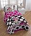 Disney Minnie Mouse Dots Are New Black Microfiber 4 Piece Full Sheet Set