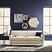 Amazon Brand – Rivet Modern Hexagon Wood Frame Hanging Wall Mirror, 30 Inch Height, Natural