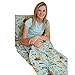 Amadora Woodland Creatures Adult Travel Sheet/Sleep Sack - Durable and Super Soft, Making The Perfect Lightweight and Easy to Pack Travel Sheet