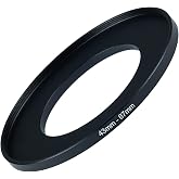 GZNLY 43mm to 67mm Step Up Ring Adapter 43mm to 67mm Step Up Filter Rings | For 43mm Lens Install 67mm ND CPL UV Lens Filter Compatible With All Brand UV CPL ND Camera Lens Filter Stepping Rings