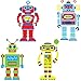 RoomMates RMK1120SCS Build Your Own Robot Peel & Stick Wall Decals