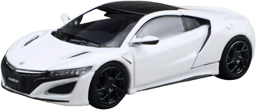 Amazon 1 64 Lcd ホンダnsx ダイキャストモデルおもちゃの車左ハンドル完成品 白 ミニカー ダイキャストカー おもちゃ