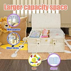 LEITOR Diaper Organizer,Easy to Clean and