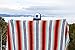 EDUPET Coal Creek Supply Classic Mexican Blanket, Authentic Thick Falsa Soft Woven Travel Adventure Yoga Throw Blanket (Orange and Mint)