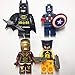 MadeinUSA 10 Mini Super Heroes Avengers Figures | Bonus Draw String Bag Included