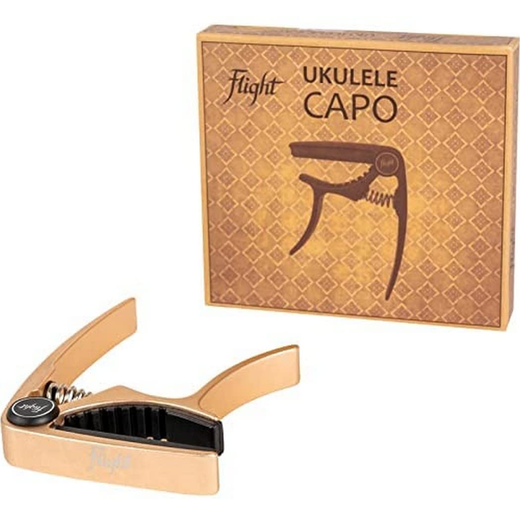 Aluminium Ukulele Capo - Gold