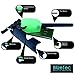 BlizeTec Fire Starter: 6-in-1 Magnesium Emergency Camping Flint Kit with Luminous Green Handle, Mini Ruler, Bottle Opener, Serrated Edge and Rescue Whistle; Last Up to 12,000 Strike