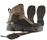 Korkers BuckSkin Wading Boot with Kling-On and Studded Kling-On Outsoles