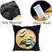 Mermaid Sequin Pillow Case,SNUG STAR Reversible Emoji Cushion Cover Changeable Face Pillowcases DIY Decorative Pillowcase for Sofa Home Decor 16 X 16