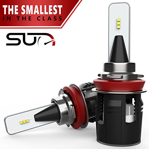 H11 Led headlight bulbs H11 Extremely Bright 10000 lumens LED Conversion Kit The most compact 6500K White led light SUTO AUTO Best CHIP CSP Conversion Kit Low/high beam 3-Year Warranty