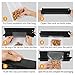 Vacuum Sealer Machine, ROSKY Automatic Food Sealers Vacuum Packing Machine Mini Portable Home Vacuum Sealing System with Led Indicator Lights and 10 pcs Sealer Bags for Food Preservation/Starter Kit