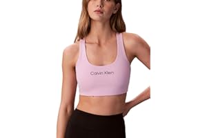 Calvin Klein Womens Performance Logo Medium Impact Sports BraSports Bra