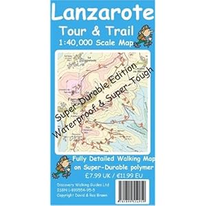Lanzarote Tour and Trail Map
