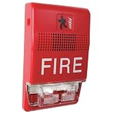 Edwards Signaling EG1RF-CVM CHIME, STROBE, HI-LO, MC, RED, FIRE