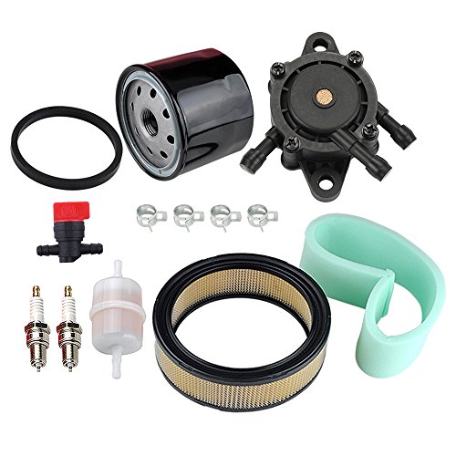 Hipa 47 883 03-S1 Air Filter 24 393 16-S Fuel Pump Oil Filter Tune Up Kit for Kohler CH18 CH20 CH22 CH23 CH25 CV17 CV18 CV19 CV20 CV22 CV22S CV23 Engine Lawn Mower