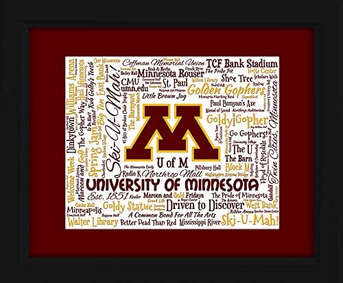 Amazon Com University Of Minnesota 16x20 Art Piece Beautifully