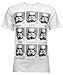STAR WARS Mens Men's Stormtrooper Today Am Angry Happy Sad Funny T-Shirt T Shirt, White, Large US